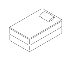Illustration of a king single mattress