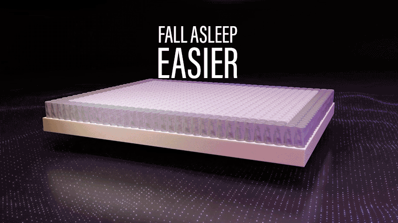 Animation of Sleepyhead Smart Suspension Technology saying Sleep Easier, Sleep Cooler, Sleep Deeper