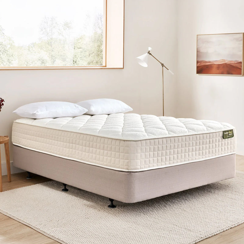 Sleepyhead mattress in a room with a window and decor